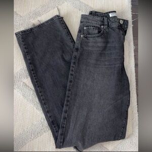 Garage Black Wide Leg Jeans